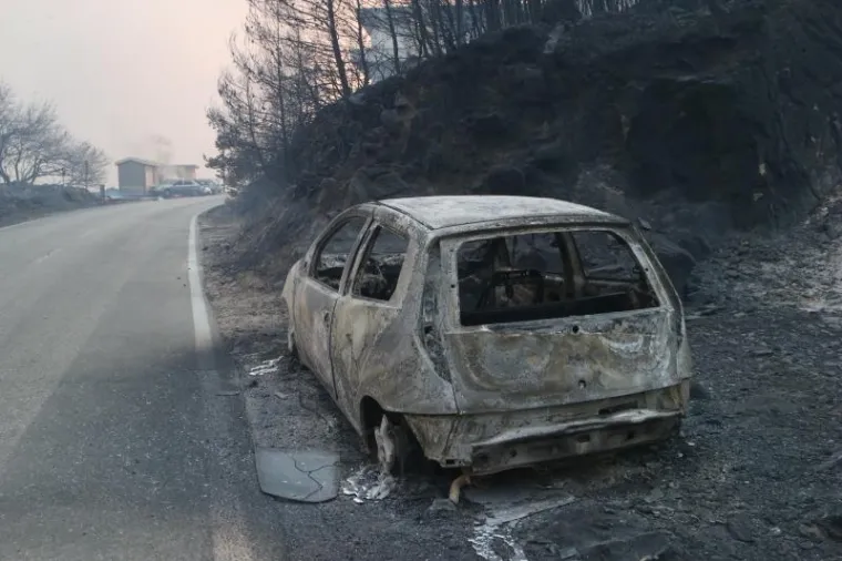 Stra&scaron;ni prizori iz Mravinaca nakon prolaska vatrene stihije