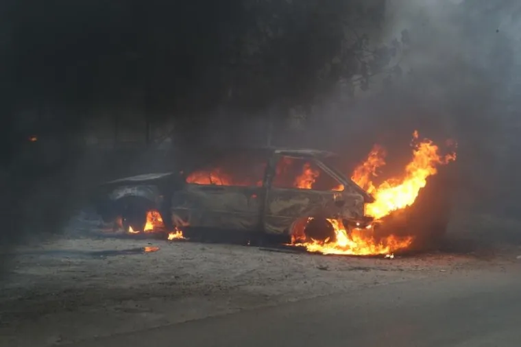 Stra&scaron;ni prizori iz Mravinaca nakon prolaska vatrene stihije