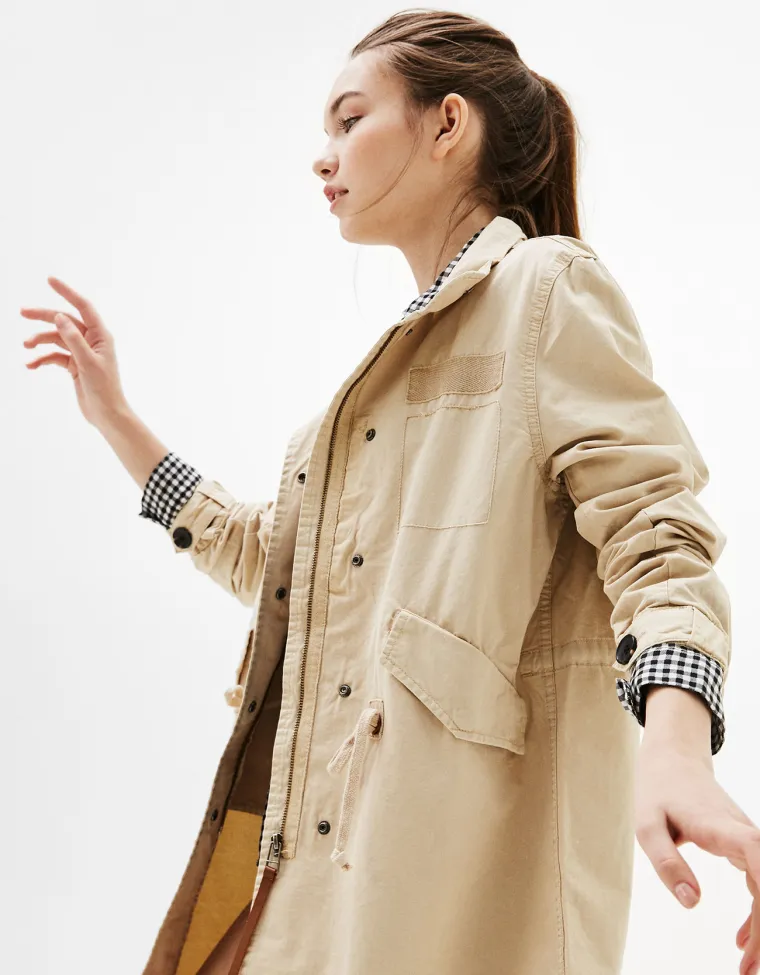 Pamučna parka, Bershka, 99,90 kuna (sniženo sa 229,90 kuna)