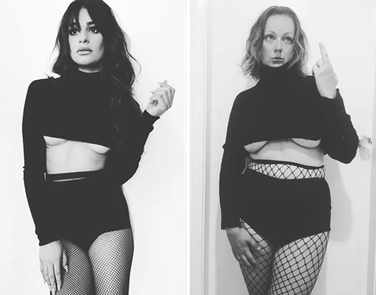 TKO JE BOLJI - ORIGINAL ILI KOPIJA? Komičarka koja imitira fotke slavnih vratila se jo&scaron; bolja i razuzdanija