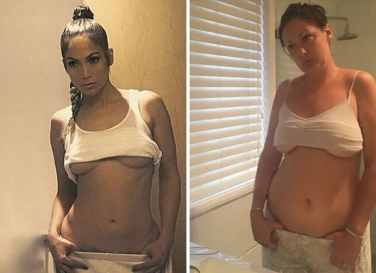 TKO JE BOLJI - ORIGINAL ILI KOPIJA? Komičarka koja imitira fotke slavnih vratila se jo&scaron; bolja i razuzdanija