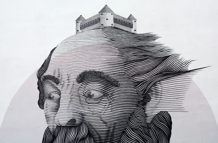 mural, grafit, sisak