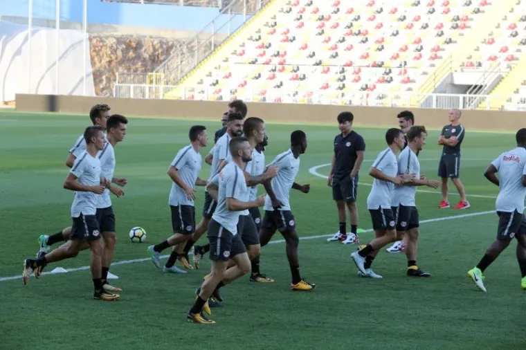 AUSTRIJANCI STIGLI U HRVATSKU: Pogledajte kako je izgledao trening Salzburga na Rujevici