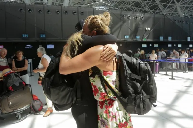 JANICA KAO DODATNI POTICAJ: Putnici na aerodromu Franje Tuđmana imali su priliku vidjeti - njih