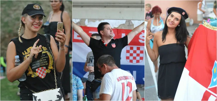 Zagrijavanje za koncert Thompsona u Slunju