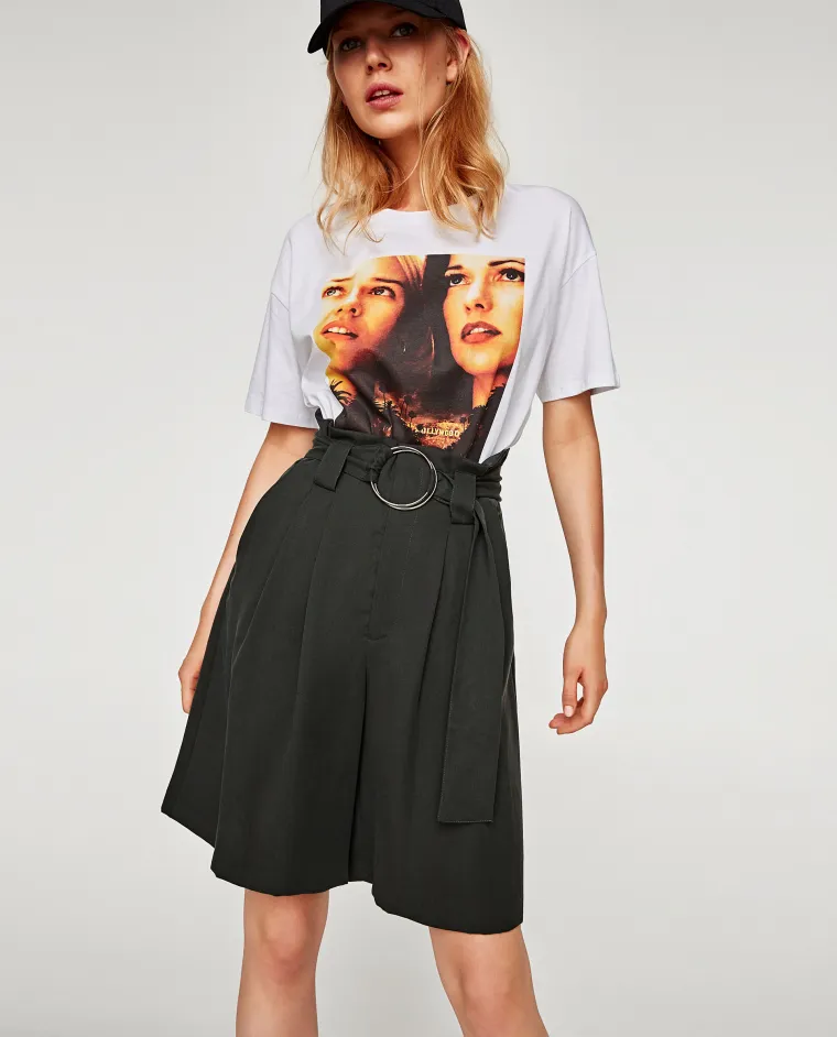 Lepršave bermude s obruč remenom, Zara, 199,90 kuna