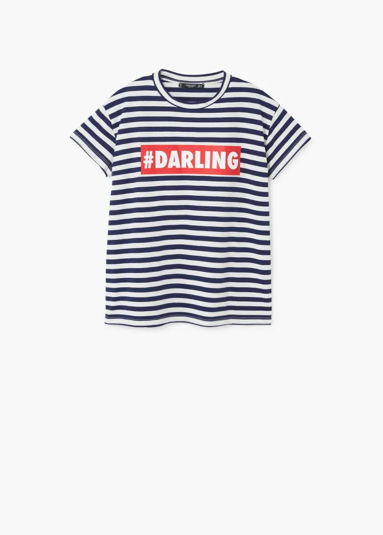 Majica s natpisom #darling, Mango, 79,90 kuna