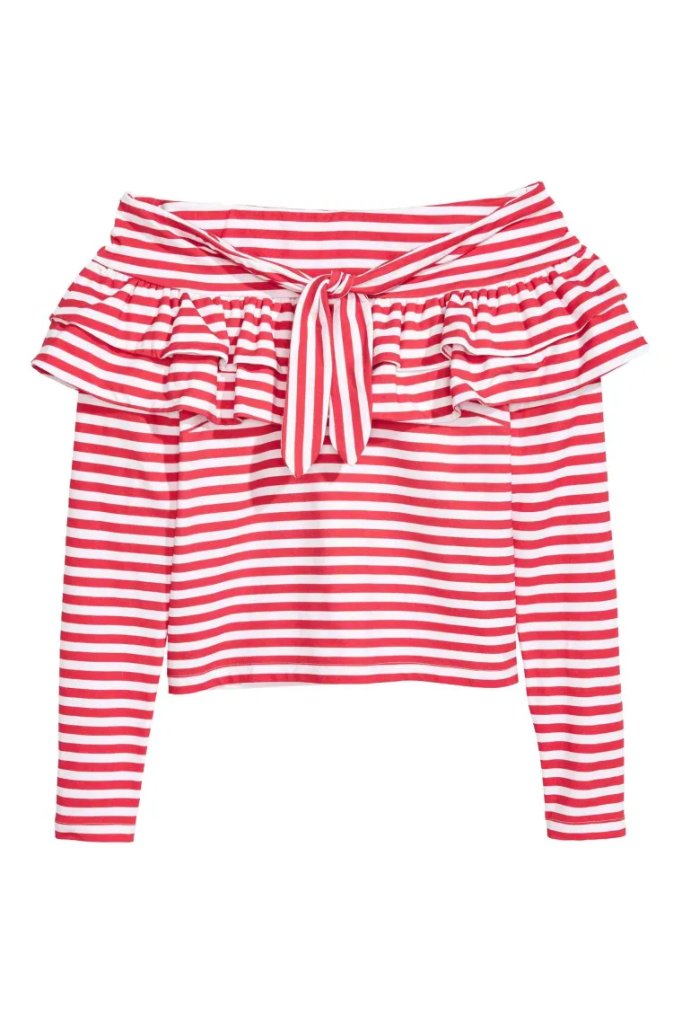 Majica spu&scaron;tenih ramena, H&amp;M, 261,06 kuna