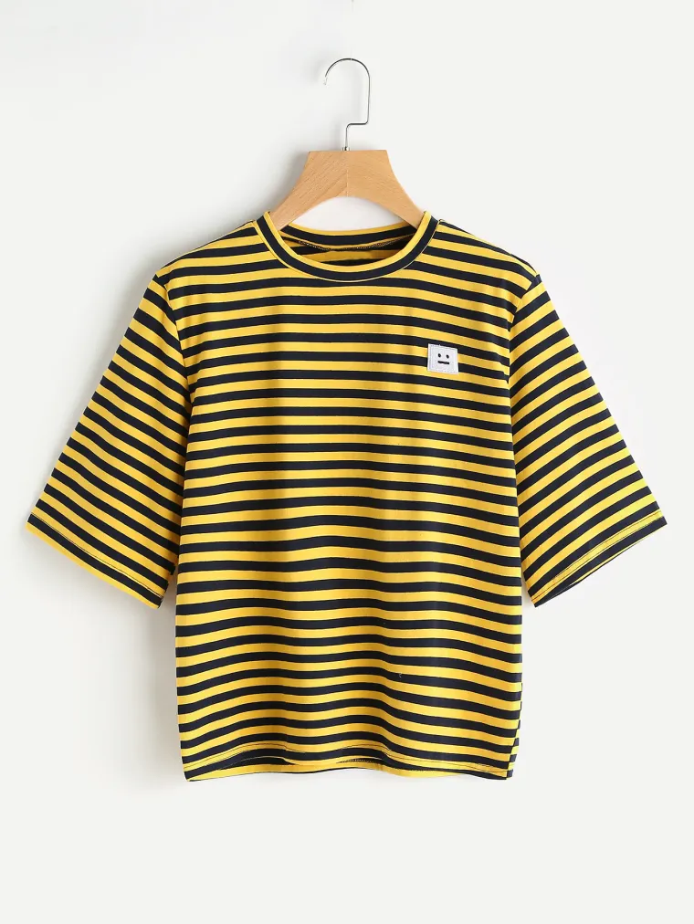 Bee majica na prugice, She In, 62,87 kuna