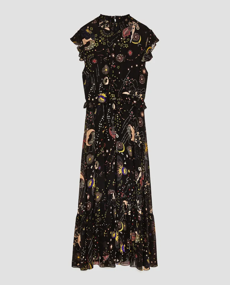 Midi haljina s printom, Zara, 499,90 kuna