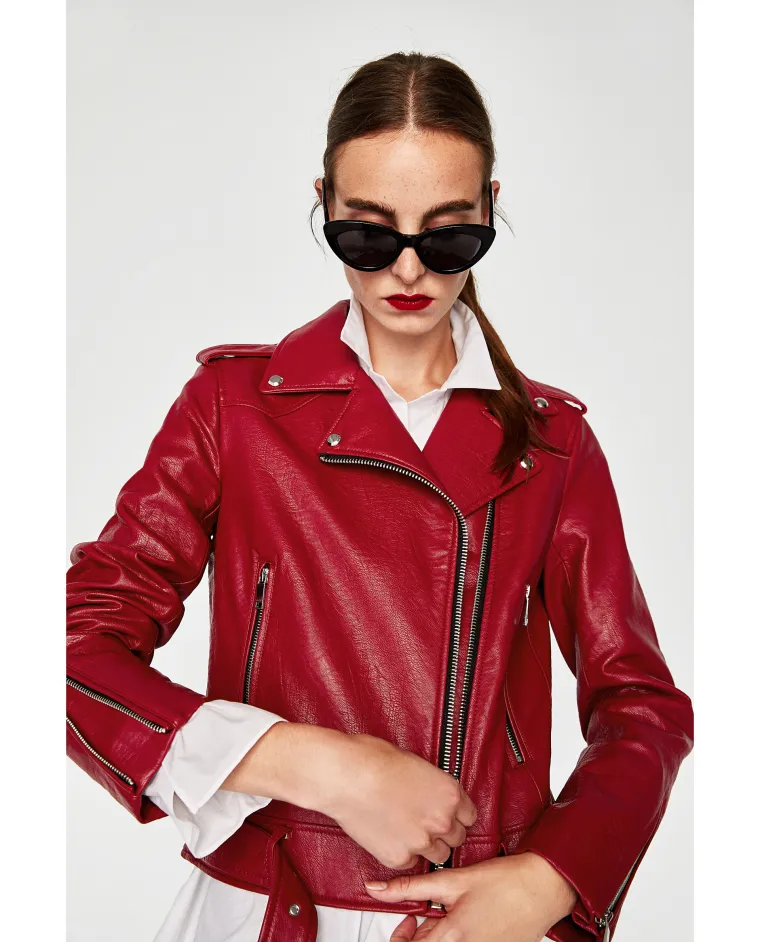 Jakna s efektom kože, Zara, 299,90 kuna