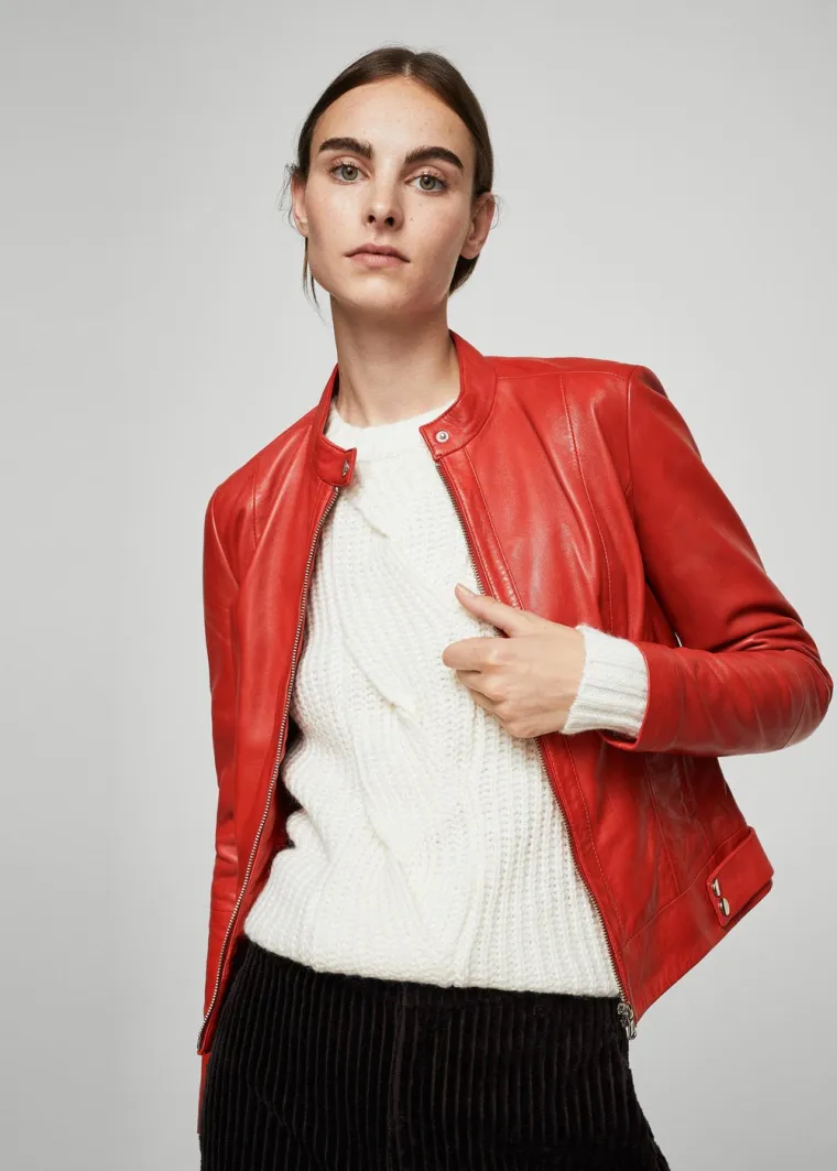 Kožna bomber jakna, Mango, 899,90 kuna