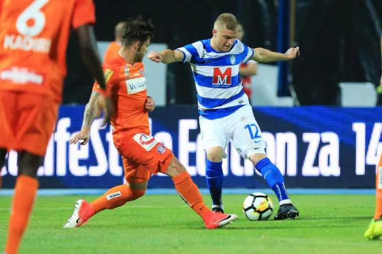 17.08.2017., stadion Gradski vrt, Osijek - Prva utakmica doigravanja za ulazak u UEFA Europsku ligu, NK Osijek - FK Austria Wien. Petar Bockaj. Photo: Davor Javorovic/PIXSELL