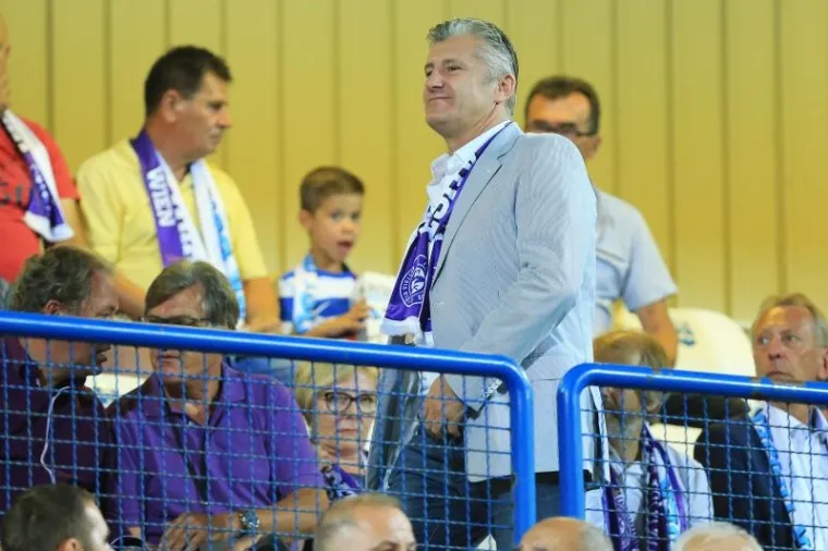 17.08.2017., stadion Gradski vrt, Osijek - Prva utakmica doigravanja za ulazak u UEFA Europsku ligu, NK Osijek - FK Austria Wien. Davor Suker. Photo: Davor Javorovic/PIXSELL