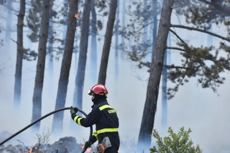 POŽAR KOD KISTANJA: Jak vjetar vatrogascima otežava ga&scaron;enje