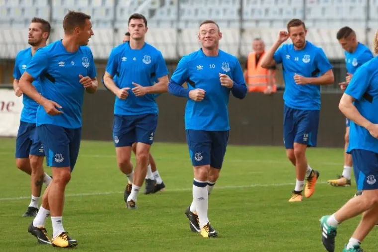 Phil Jagielka i Wayne Rooney