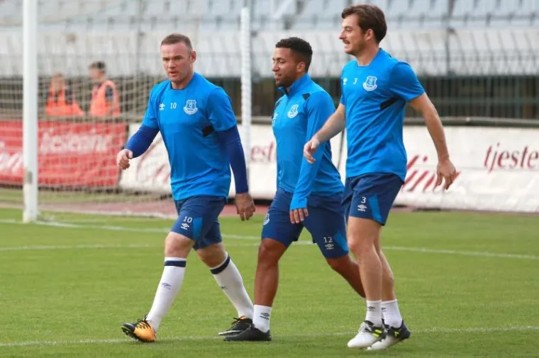 Wayne Rooney, Aaron Lennon i Leighton Baines