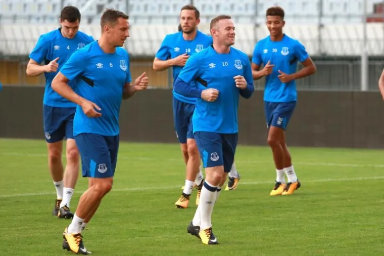 Phil Jagielka i Wayne Rooney