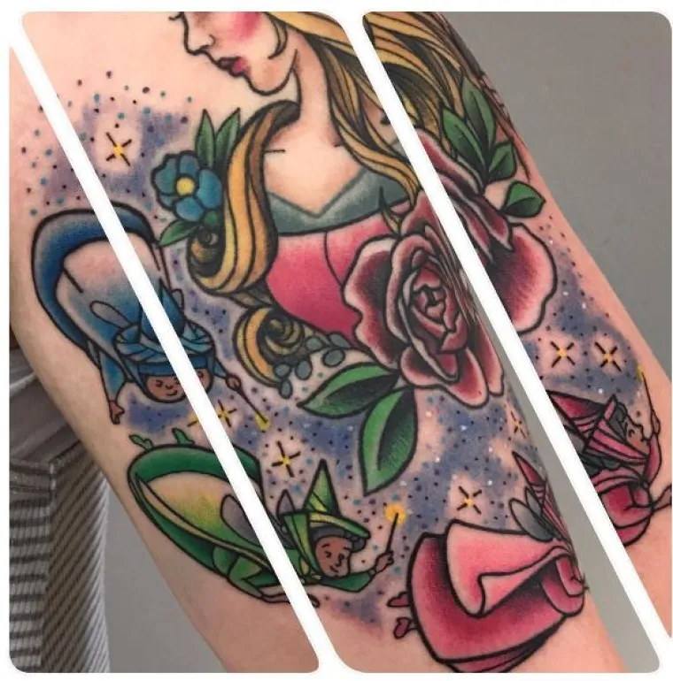 Prekrasne tetovaže kao znak divljenja hrabrim Disneyjevim princezama