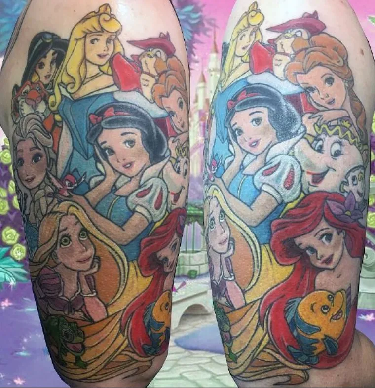 Prekrasne tetovaže kao znak divljenja hrabrim Disneyjevim princezama