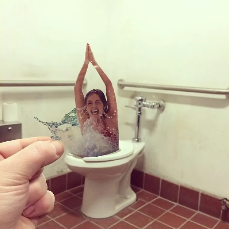 GOLOGUZI POLICAJCI I EKSCENTRIČNI PROLAZNICI: Svakodnevne situacije spojio s izrescima iz novina i nasmijao javnost