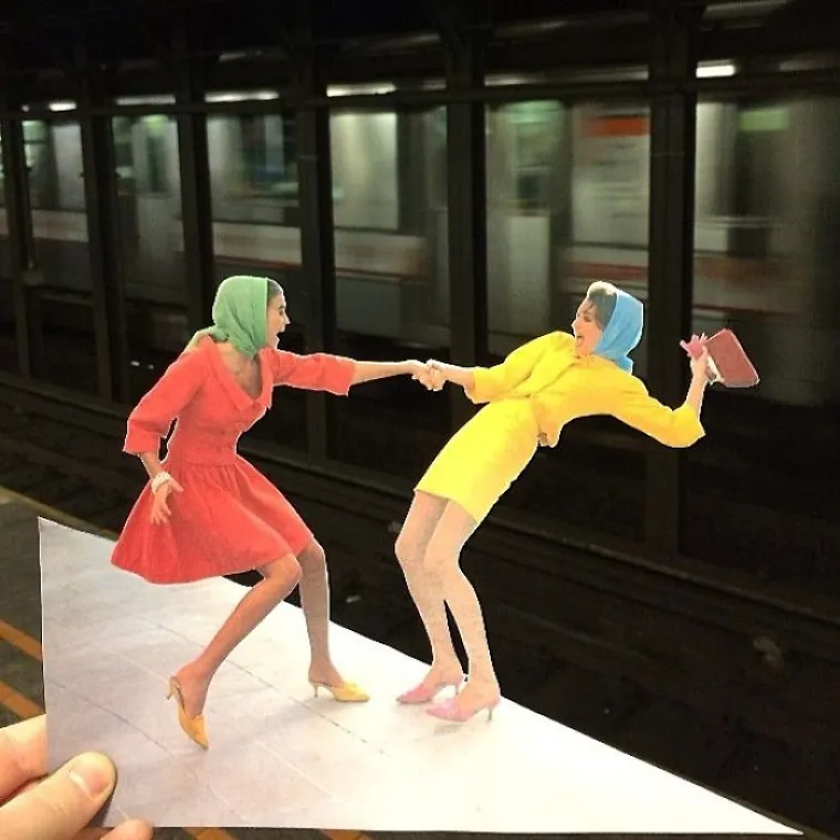 GOLOGUZI POLICAJCI I EKSCENTRIČNI PROLAZNICI: Svakodnevne situacije spojio s izrescima iz novina i nasmijao javnost