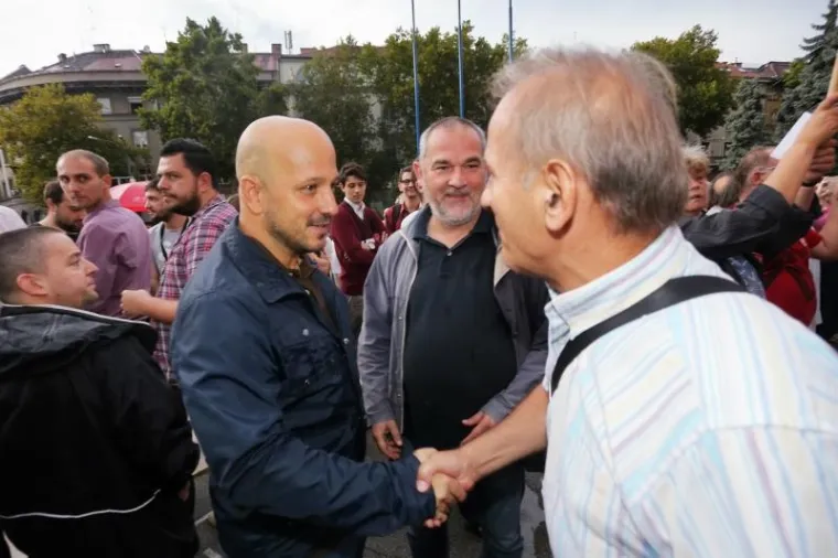 Prosvjed protiv uklanjanja imena mar&scaron;ala Tita u organizaciji inicijative 'Antifa&scaron;izam je moj izbor'