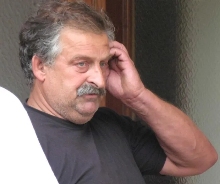 31.08.2007., Split - Jo&scaron;ko Klarić, otac poginulog vatrogasca Dine Klarića na Kornatima.