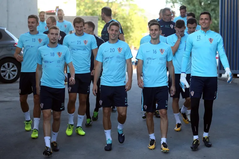 Hrvatska nogometna reprezentacija u srijedu je na Hitrec Kacijanu odradila trening.