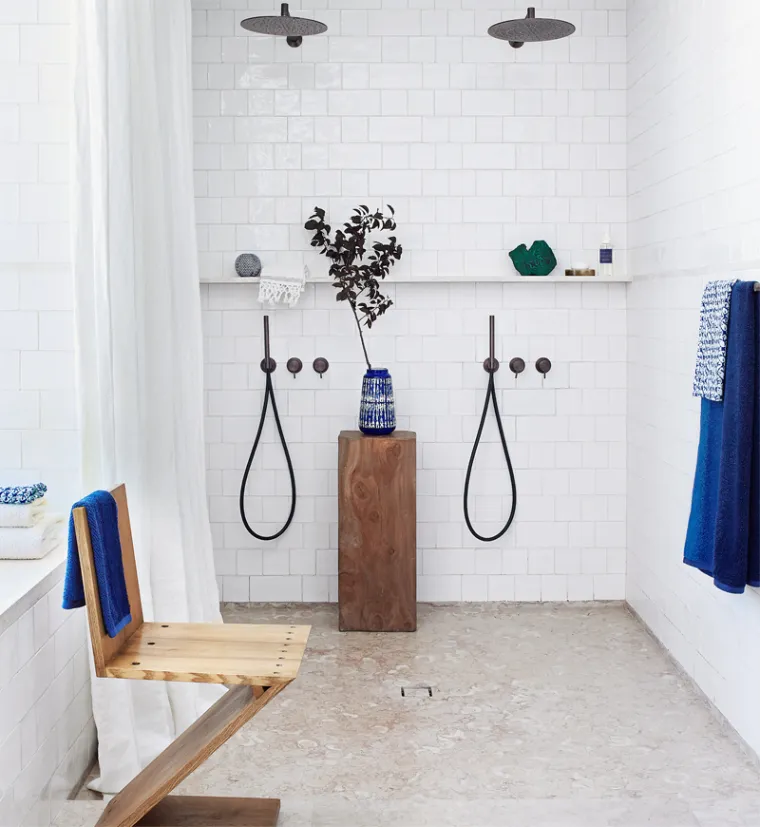 Plava boja u kupaonici već je čisti klasik