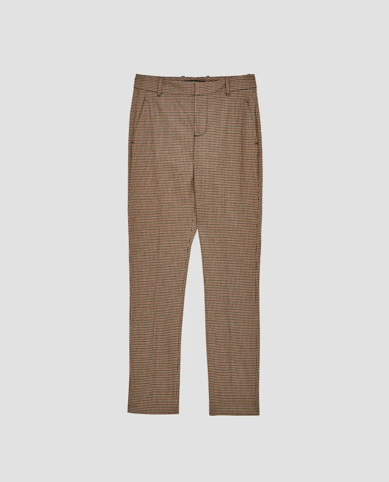 Karirane hlače visokog struka, Zara, 229,90 kuna