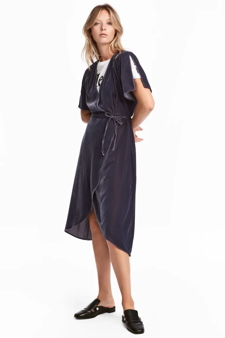 Bar&scaron;unasta midi haljina, H&amp;M, 299,92 kune