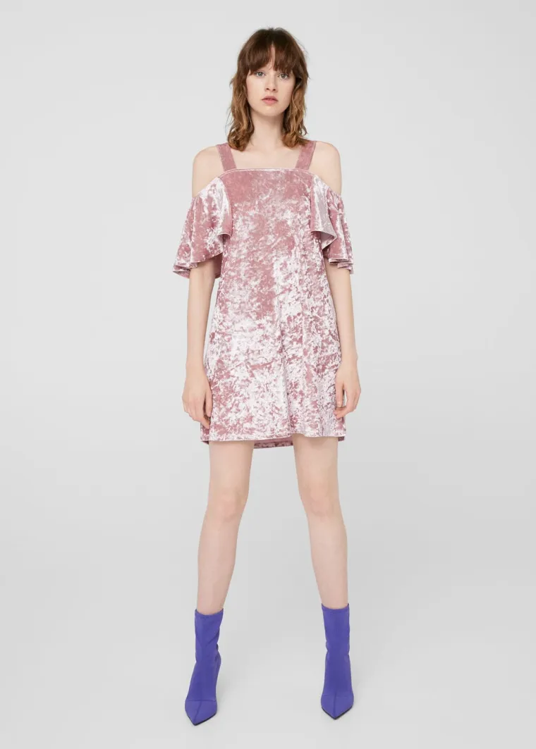 Haljina od pli&scaron;a, Mango, 169,90 kuna