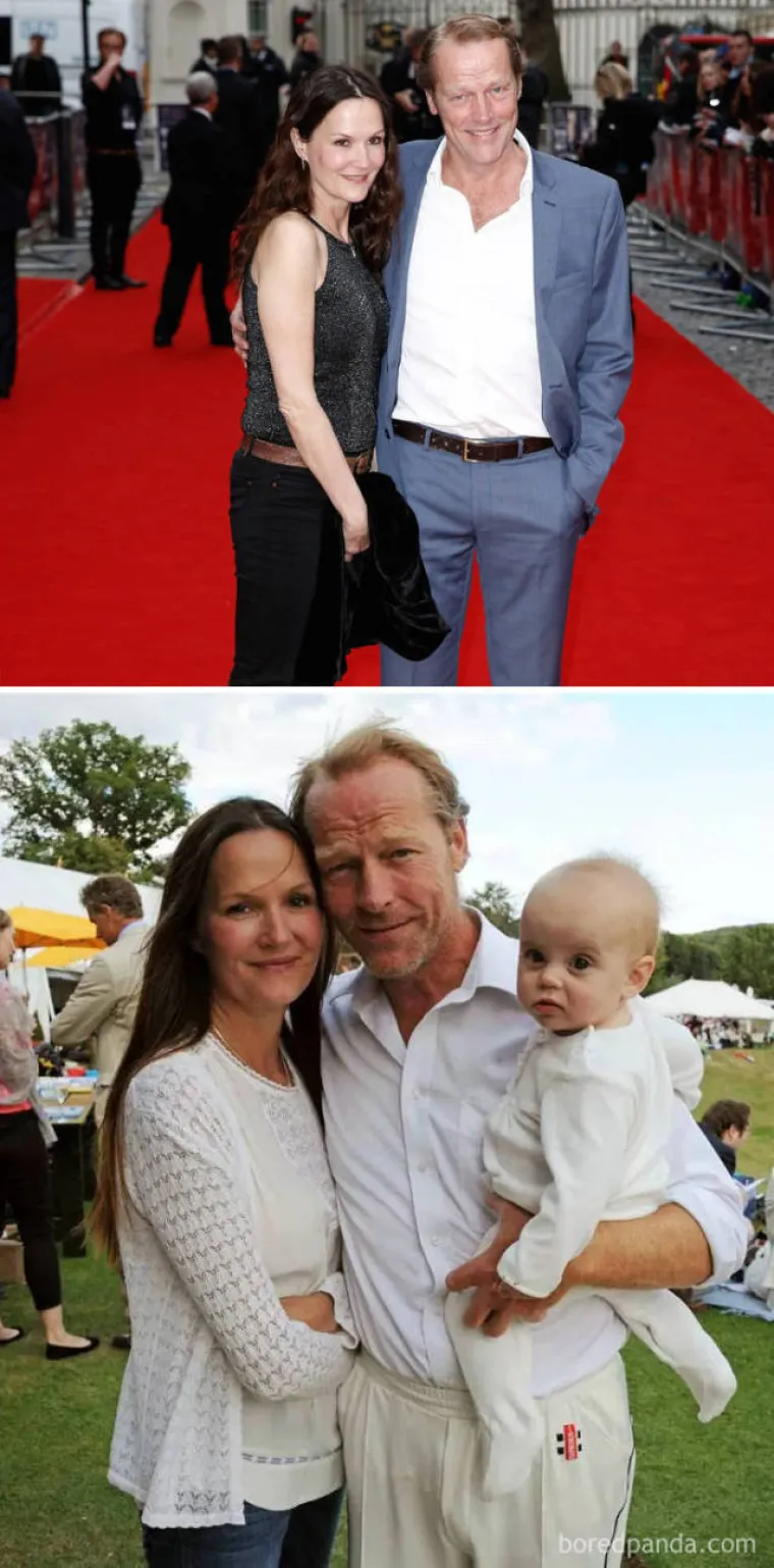 Iain Glen (Jorah Mormont) i Charlotte Emmerson
