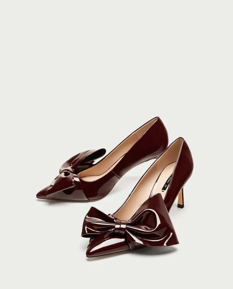 Lakirane cipele na petu s ma&scaron;nom, Zara, 349,90 kuna