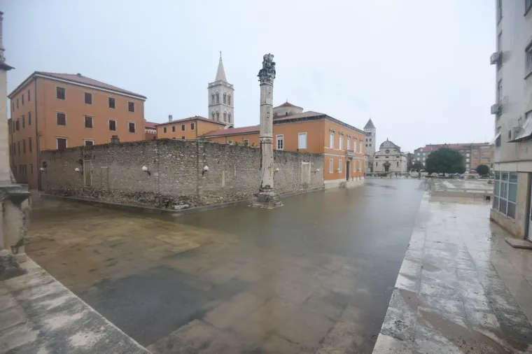 Rimski Forum pod vodom. 
Photo: Dino Stanin/PIXSELL