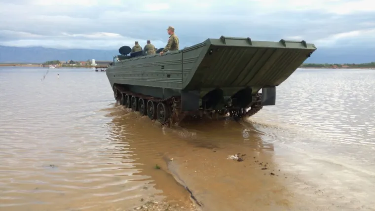 U Nin stigla amfibija, dijelovi Zadra i dalje su poplavljeni