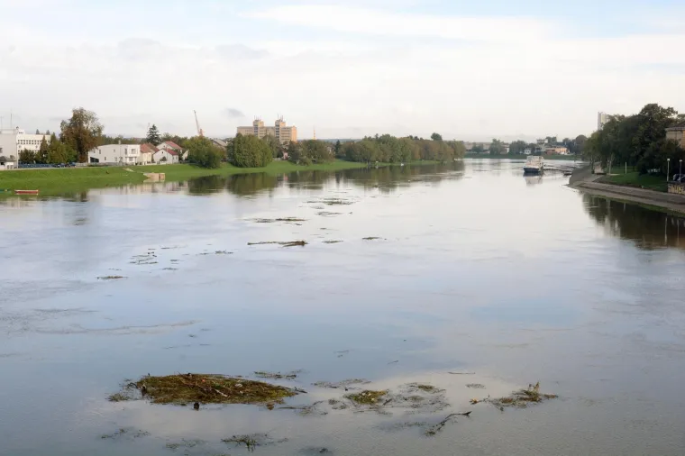 Zbog obilnih ki&scaron;a vodostaj Kupe u stalnom je porastu, a nabujalom rijekom plove brojne naplavine granja i drveća.
