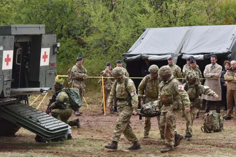 HRVATSKA I BRITANSKA VOJSKA ODRŽALE ZAJEDNIČKU VOJNU VJEŽBU: 'Ovo je jo&scaron; jedan dokaz partnerstva'