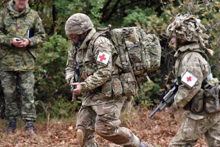 Na Crvenoj zemlji iznad Knina održana vojna vježba 'SAVA STAR 17' Hrvatske i Britanske vojske