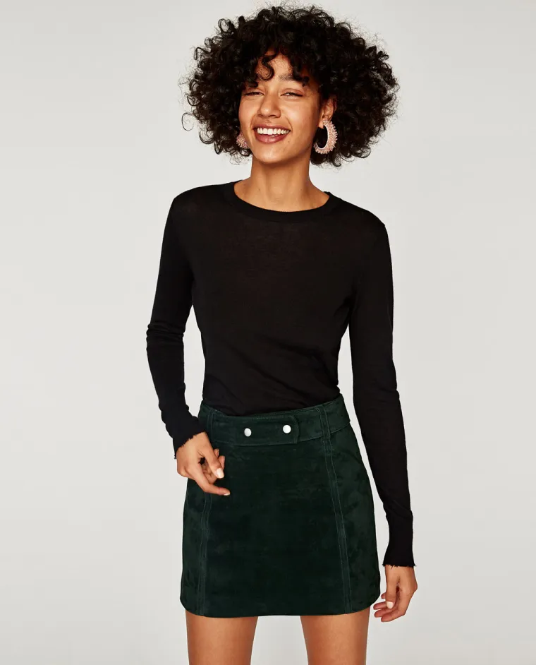 Mini suknja od antilopa, Zara, 299,90 kuna