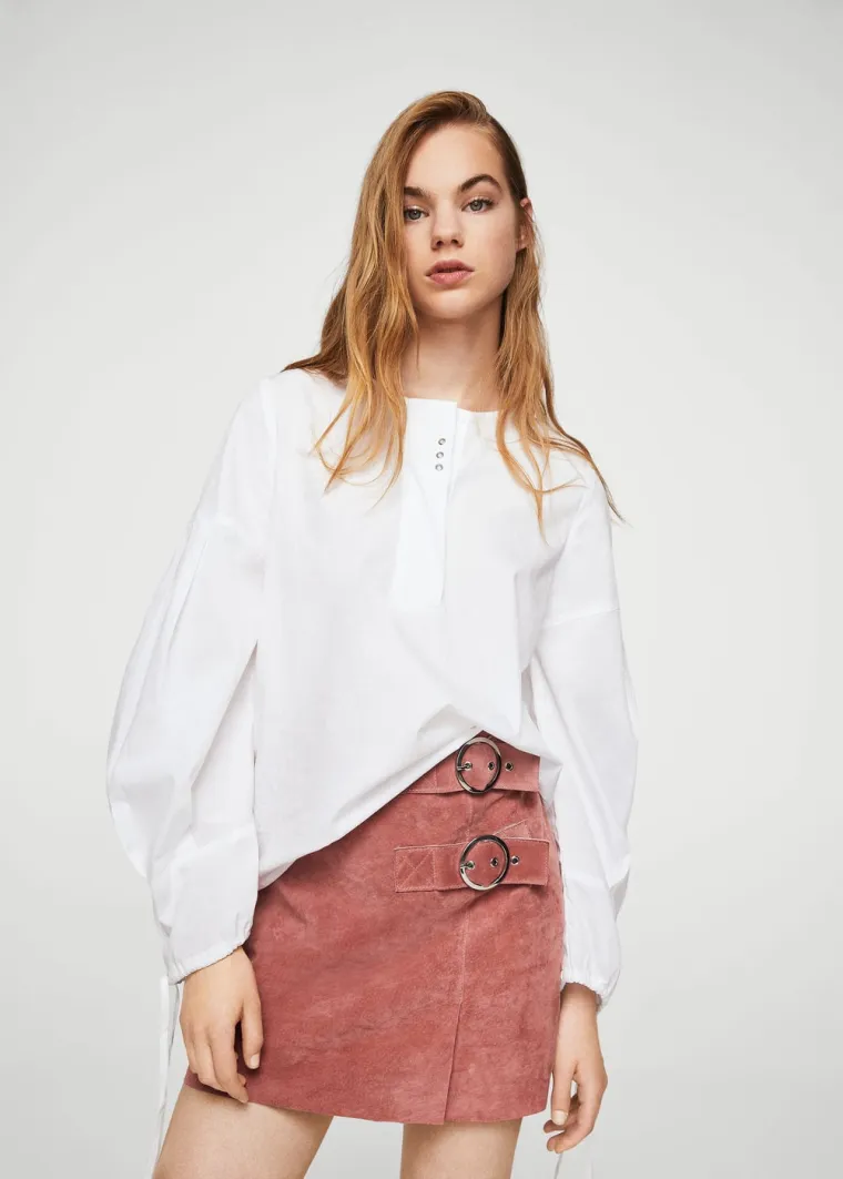 Suknja od antilopa s remenima, Mango, 349,90 kuna