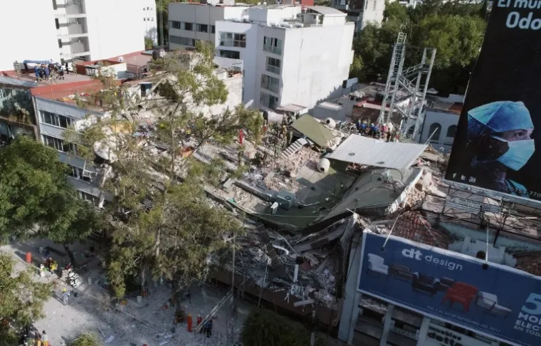 PRIZORI POTPUNOG UNIŠTENJA: Potres magnitude 7,1 pogodio Meksiku, poginulo najmanje 150 ljudi