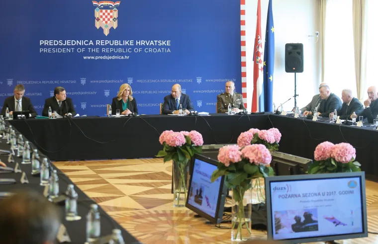 Predsjednica sudjelovala na 10. sjednici Vijeća za domovinsku sigurnost