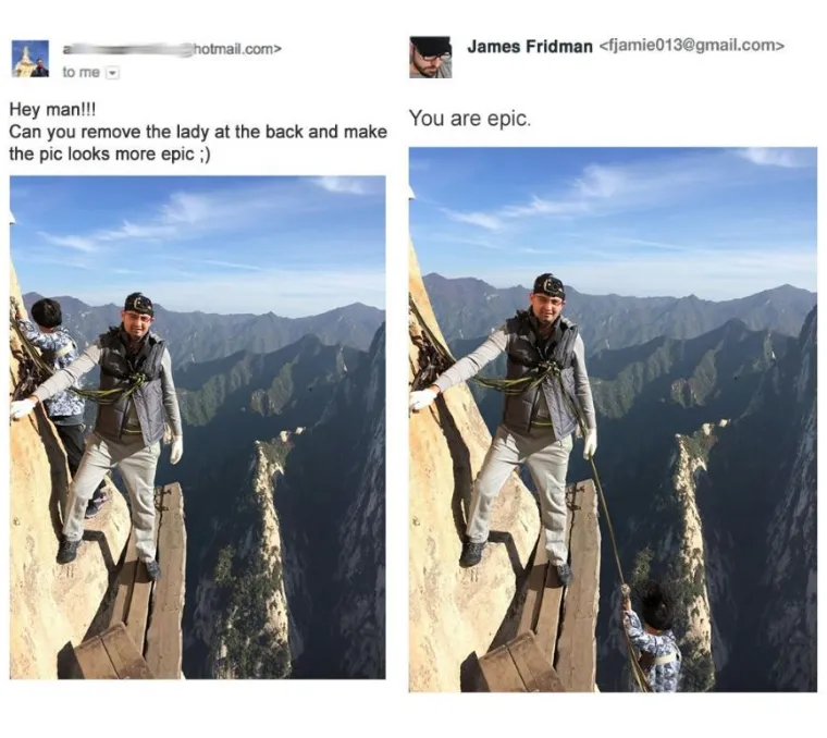 Ništa bolje nismo vidjeli: 'kralj Photoshopa' James Fridman nasmijat će vas do suza