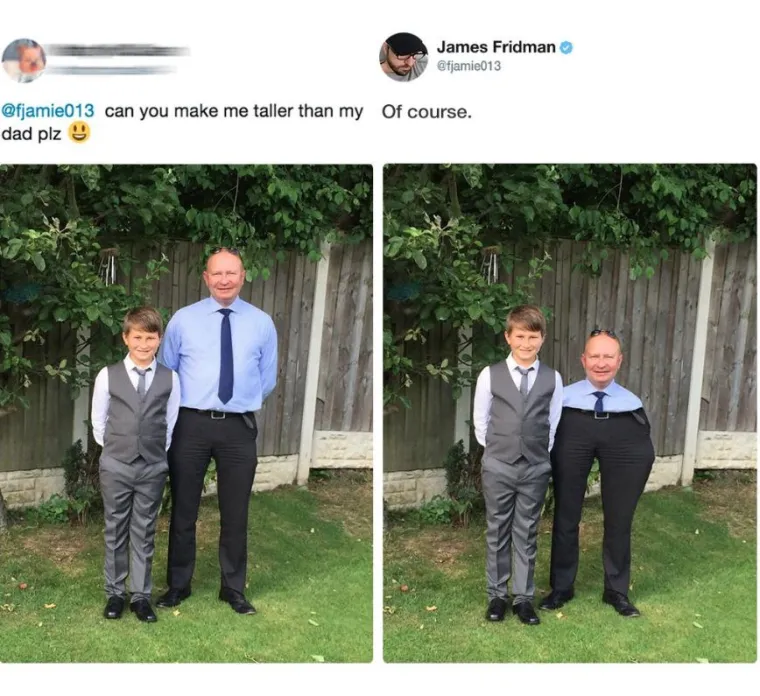 Ni&scaron;ta bolje nismo vidjeli: 'kralj Photoshopa' James Fridman nasmijat će vas do suza