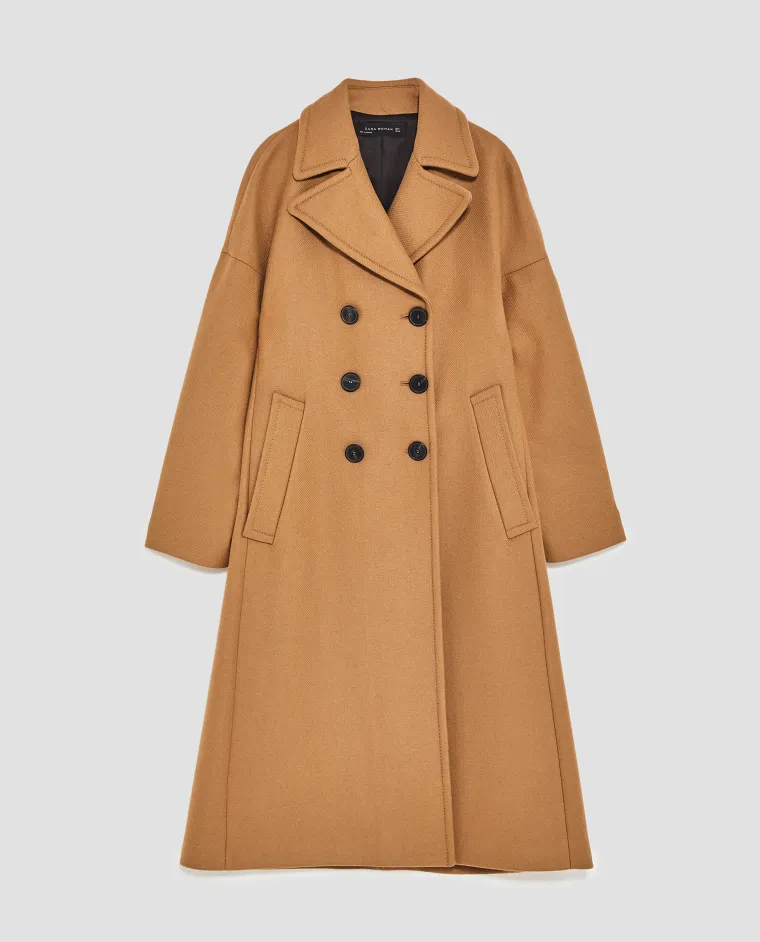 Dugi predimenzionirani kaput, Zara, 899,90