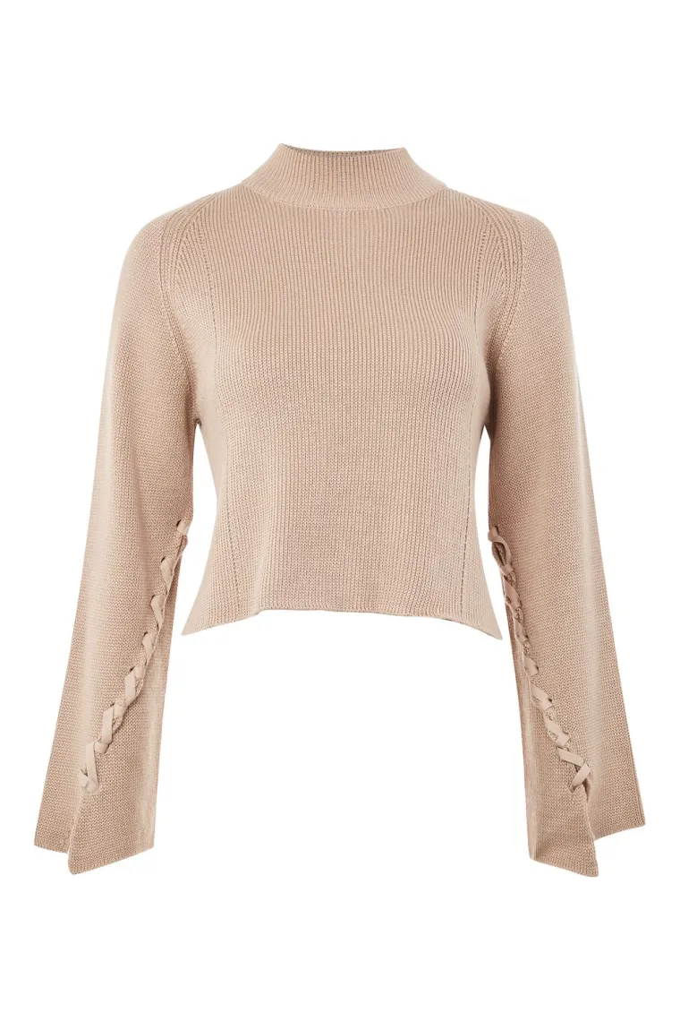 Majica s ovratnikom i &scaron;irokim rukavima s detaljima, Topshop, 288,40 kuna