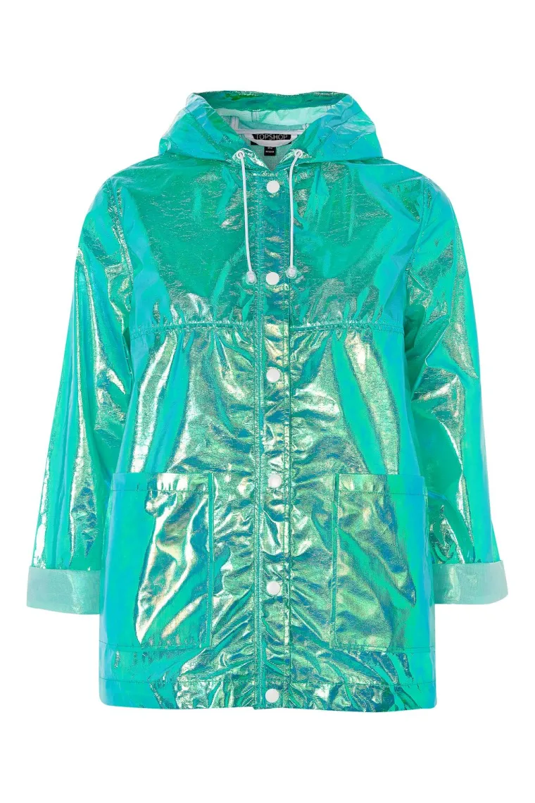 Metalik zelena kabanica, Topshop, 330,82 kune