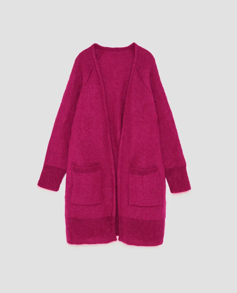 Duga vesta od mohera, Zara, 499,90 kuna
